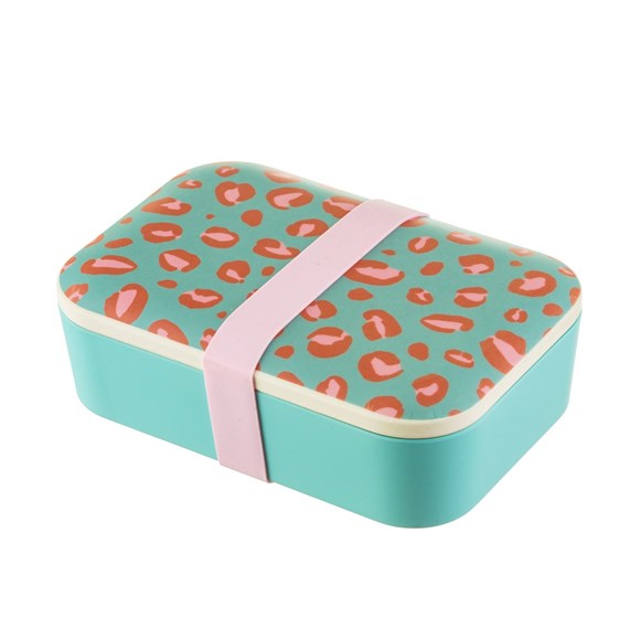 Leopard Love Bamboo Lunch Box